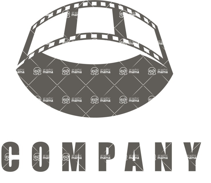 Business Logo Templates - vector graphics in a pack from GraphicMama - Videography Company Logo Design